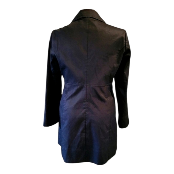 NEW, BROOKS BROTHERS, NAVY BLUE, CAR COAT, OVERCOAT, EXCELLENT CONDITION Size 14 - Picture 5 of 5